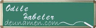 Odile Habeler Visitenkarte